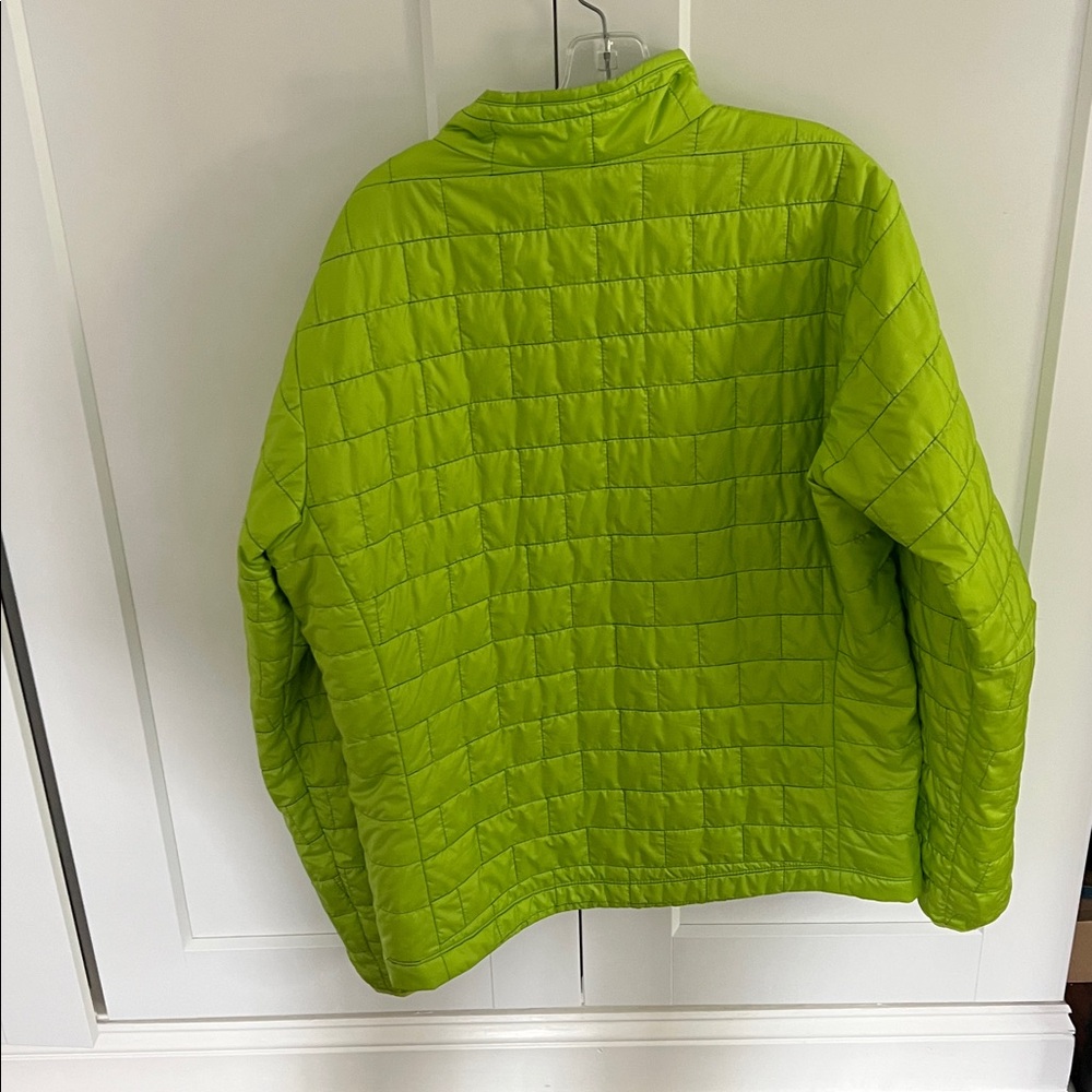 Patagonia neon lime green nano puff jacket - Picture 3 of 9